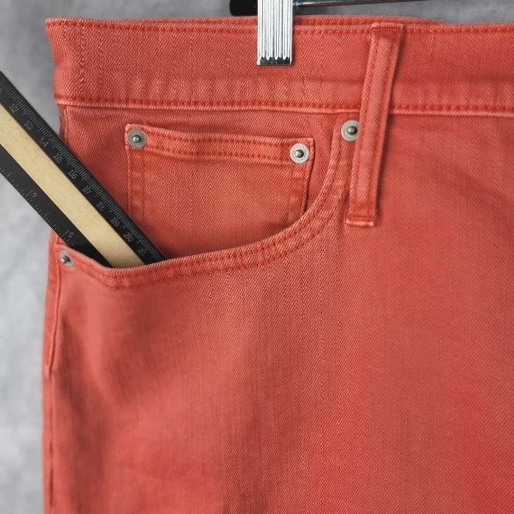 C.‎ CREW Mercantile Women's orange Coral jeans Cotton skirt Size 22
